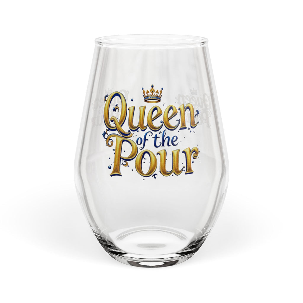 Queen of the Pour Stemless Wine Glass — 11.75 oz
