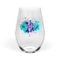 Stemless Wine Glass – “The Girls’ Night” Colorful Cocktail Design (11.75 oz)