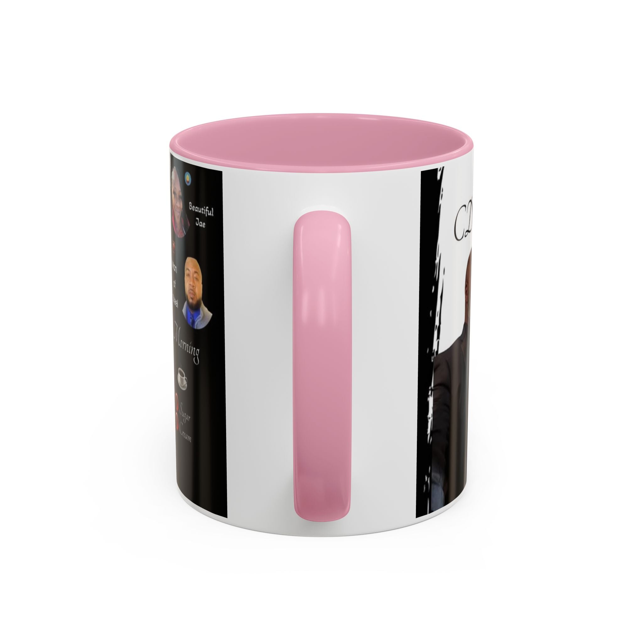 Monday Morning Coffee! No Sugar No Cream – 'Bring Your Own Quote' Inspirational Coffee Cup (11oz/15oz)