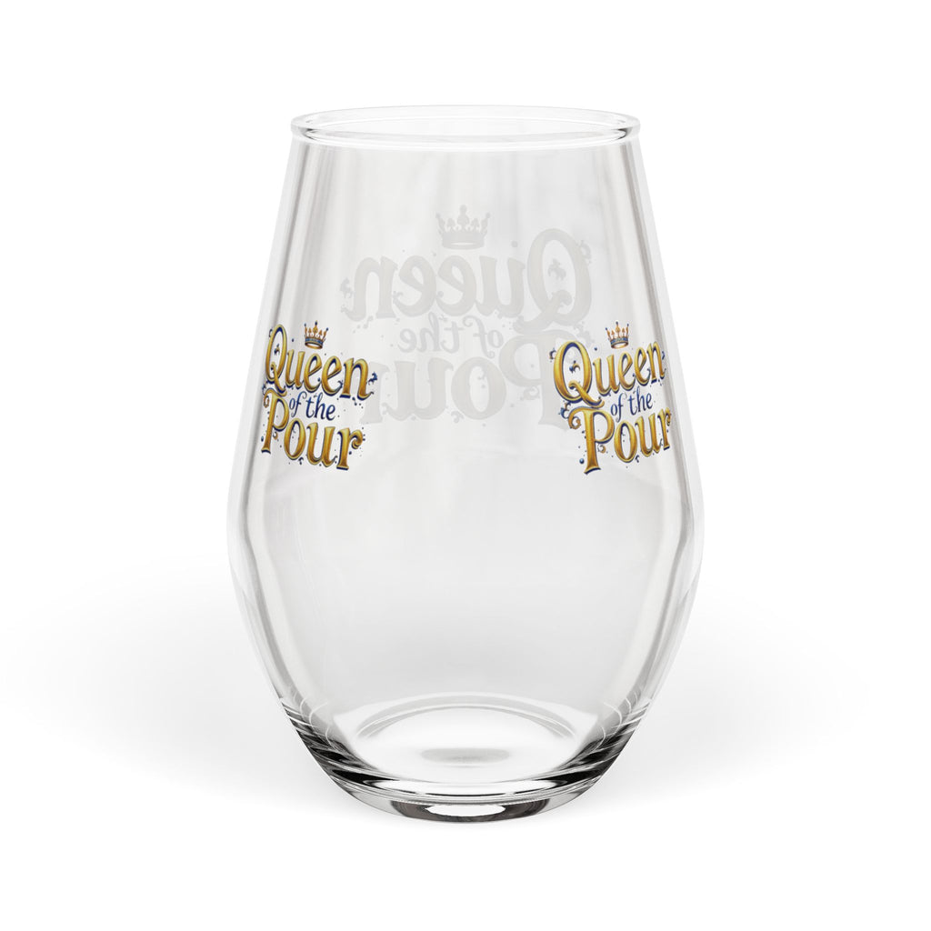 Queen of the Pour Stemless Wine Glass — 11.75 oz